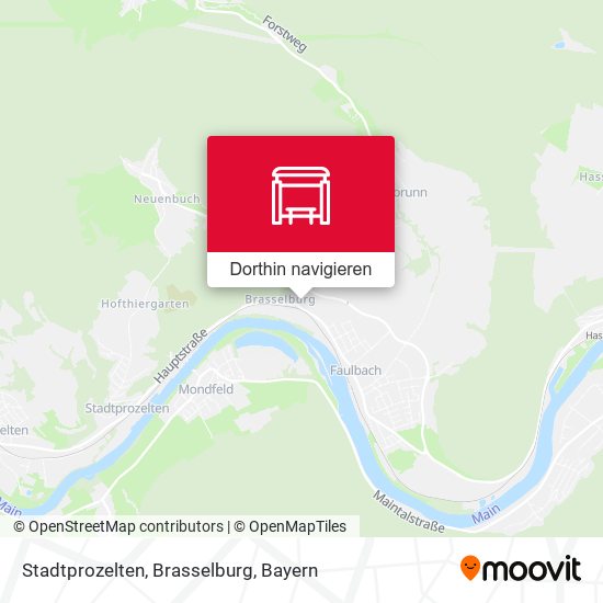 Stadtprozelten, Brasselburg Karte