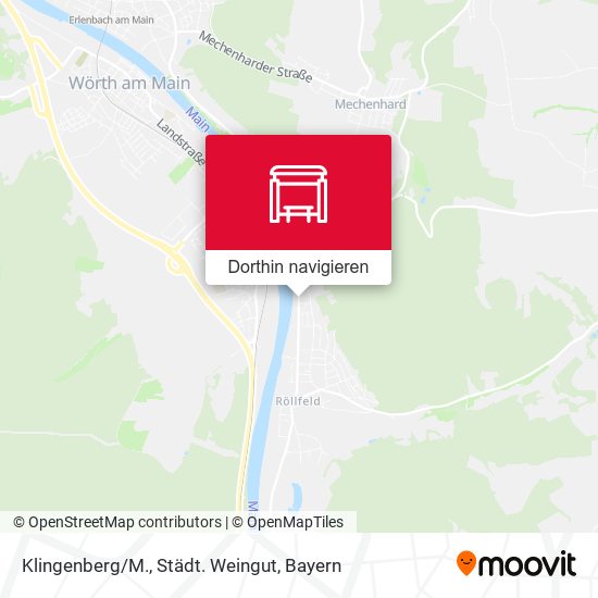Klingenberg/M., Städt. Weingut Karte