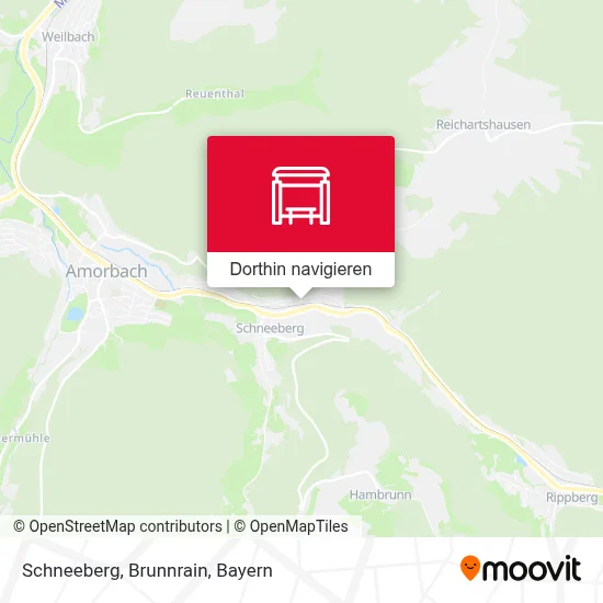 Schneeberg, Brunnrain Karte