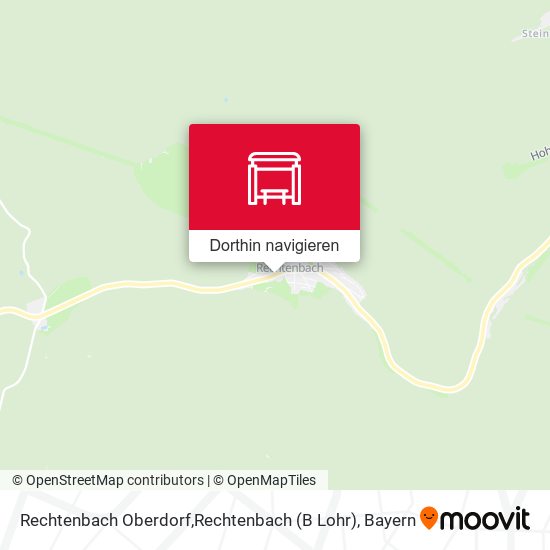 Rechtenbach Oberdorf,Rechtenbach (B Lohr) Karte