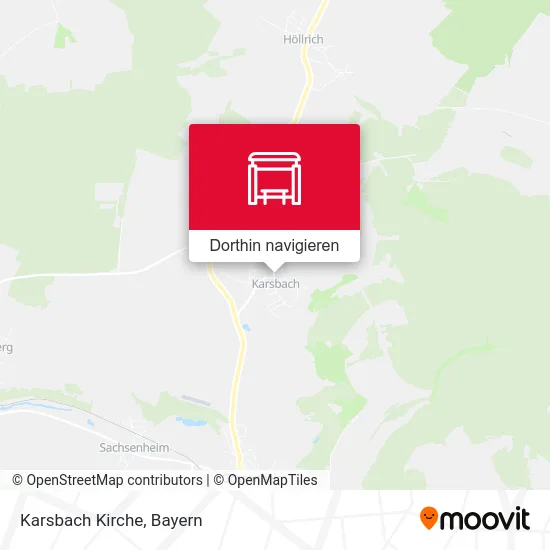 Karsbach Kirche Karte
