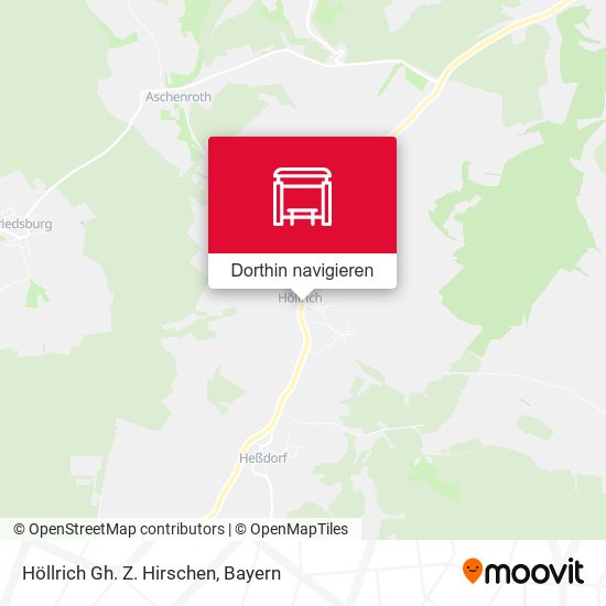 Höllrich Gh. Z. Hirschen Karte