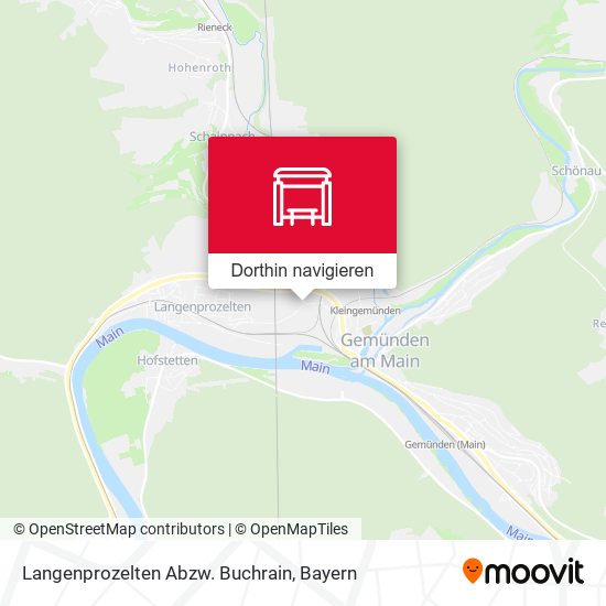 Langenprozelten Abzw. Buchrain Karte