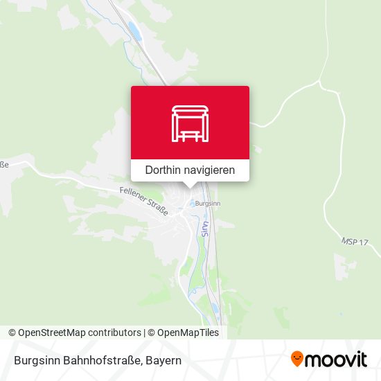 Burgsinn Bahnhofstraße Karte