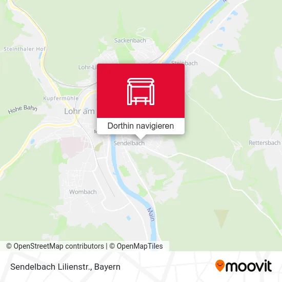 Sendelbach Lilienstr. Karte