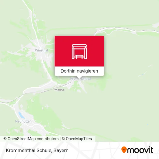 Krommenthal Schule Karte