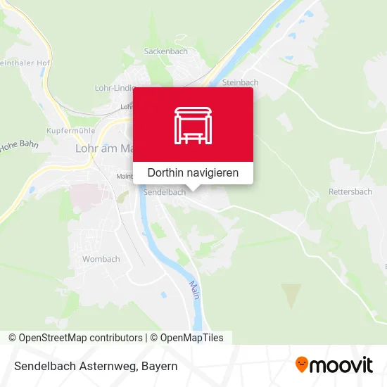Sendelbach Asternweg Karte