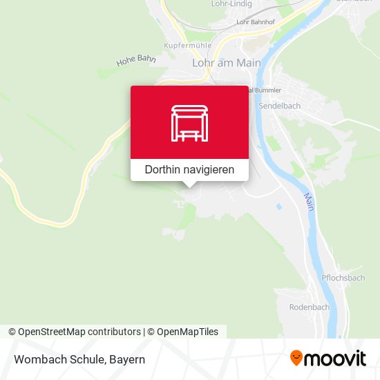 Wombach Schule Karte