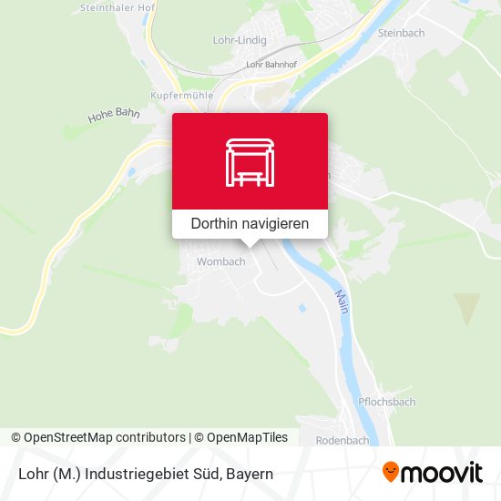 Lohr (M.) Industriegebiet Süd Karte