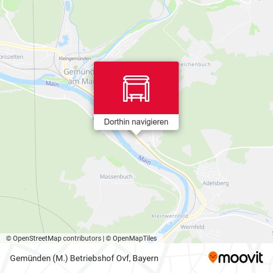 Gemünden (M.) Betriebshof Ovf Karte