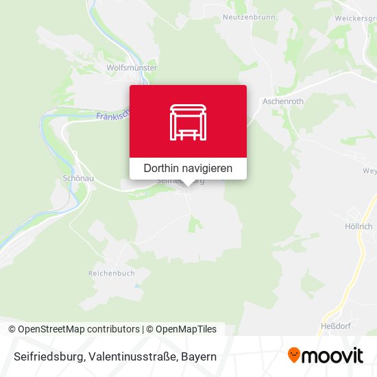 Seifriedsburg, Valentinusstraße Karte