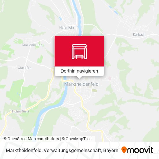 Marktheidenfeld, Verwaltungsgemeinschaft Karte