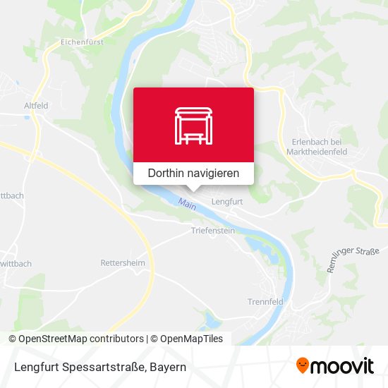 Lengfurt Spessartstraße Karte