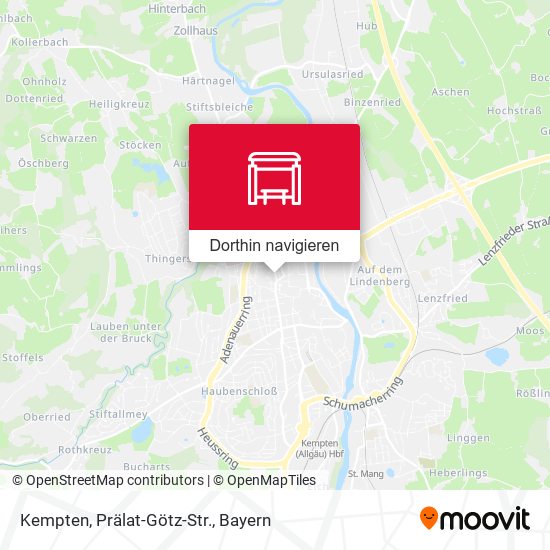 Kempten, Prälat-Götz-Str. Karte