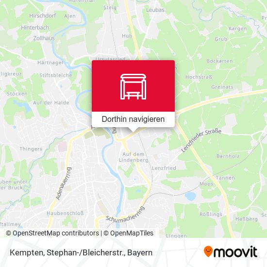 Kempten, Stephan-/Bleicherstr. Karte