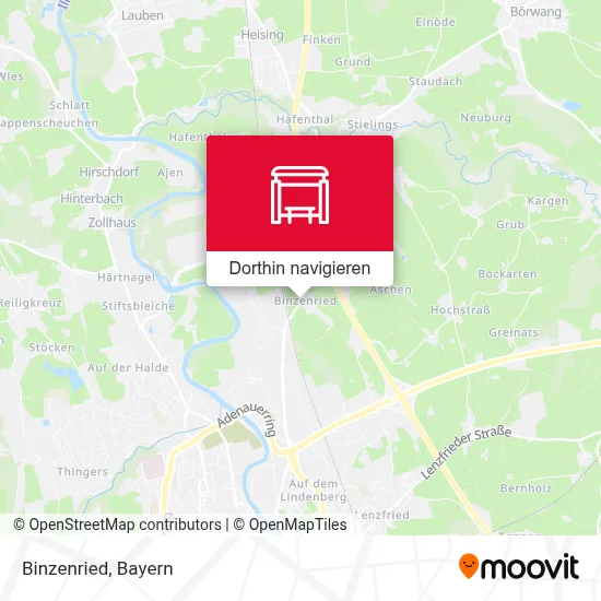 Binzenried Karte