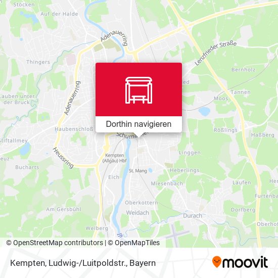 Kempten, Ludwig-/Luitpoldstr. Karte