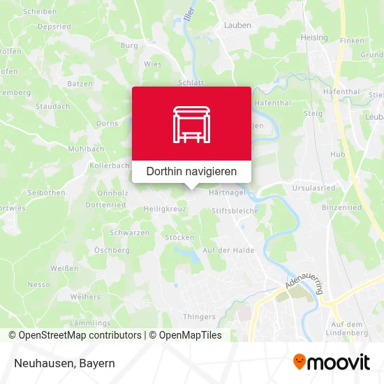 Neuhausen Karte