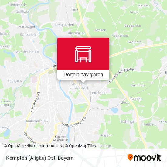 Kempten (Allgäu) Ost Karte