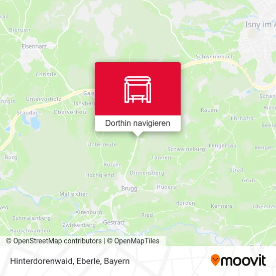 Hinterdorenwaid, Eberle Karte