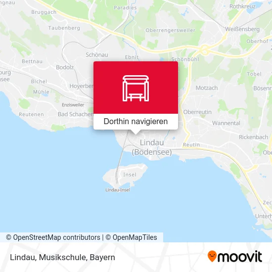 Lindau, Musikschule Karte