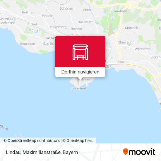 Lindau, Maximilianstraße Karte
