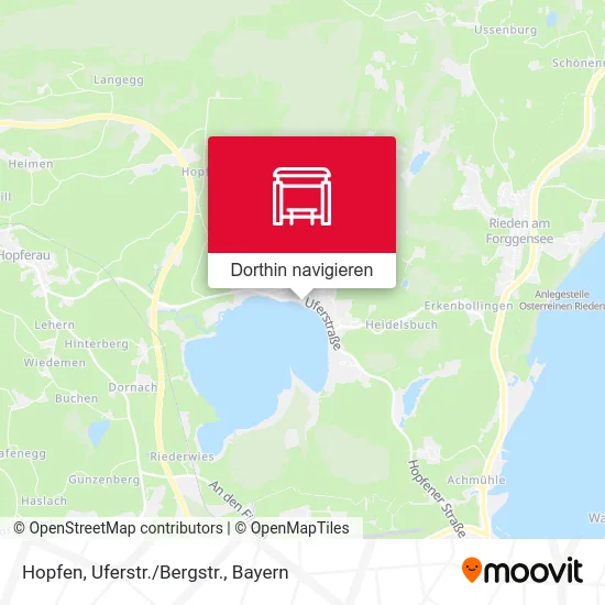 Hopfen, Uferstr./Bergstr. Karte