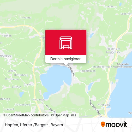 Hopfen, Uferstr./Bergstr. Karte
