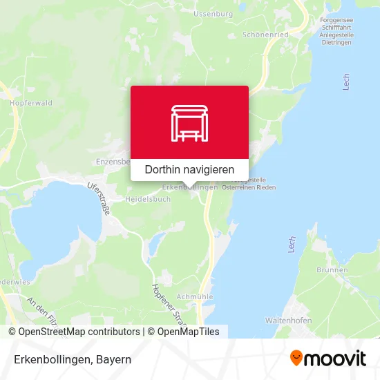 Erkenbollingen Karte