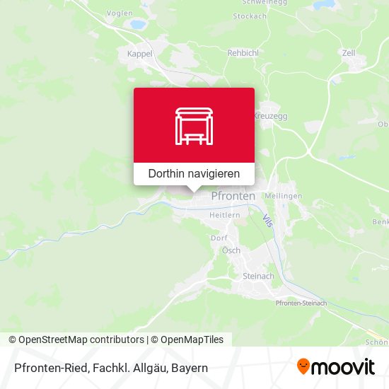 Pfronten-Ried, Fachkl. Allgäu Karte