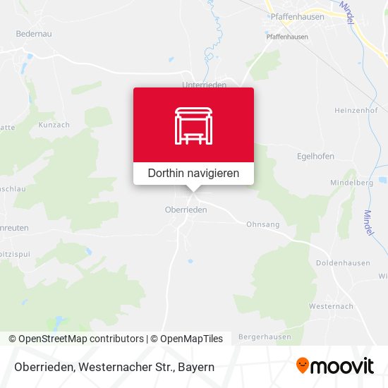 Oberrieden, Westernacher Str. Karte