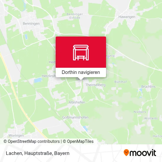 Lachen, Hauptstraße Karte