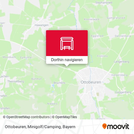 Ottobeuren, Minigolf/Camping Karte