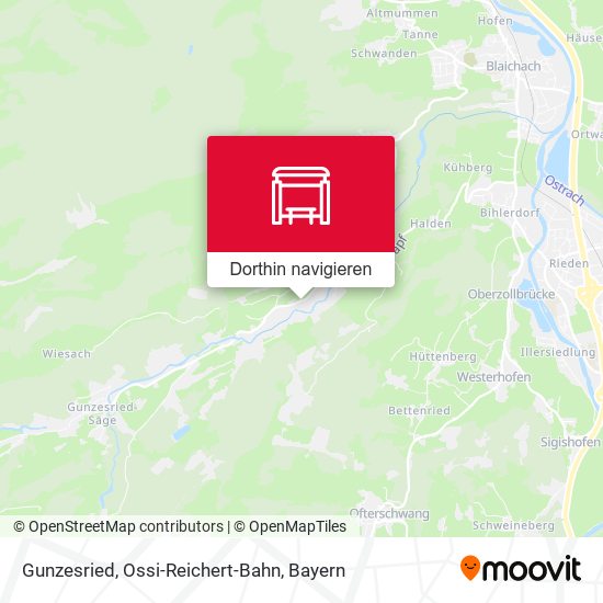 Gunzesried, Ossi-Reichert-Bahn Karte