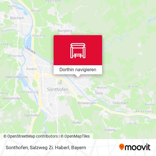 Sonthofen, Salzweg Zi. Haberl Karte