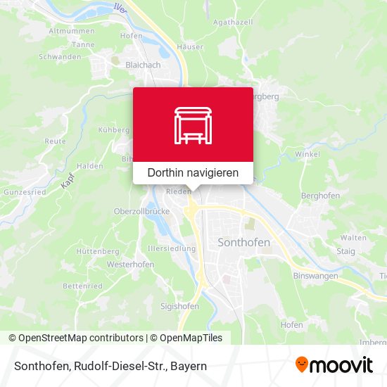 Sonthofen, Rudolf-Diesel-Str. Karte