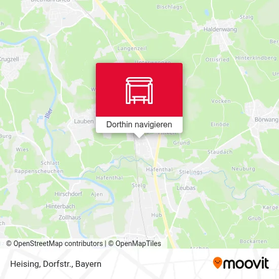 Heising, Dorfstr. Karte