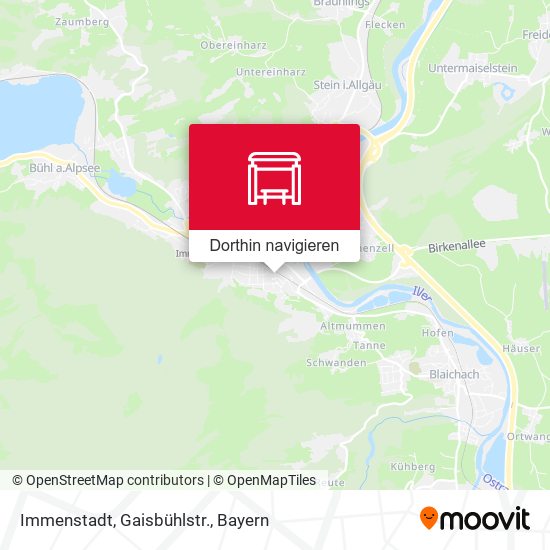 Immenstadt, Gaisbühlstr. Karte