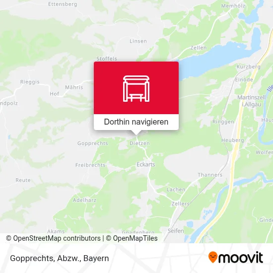 Gopprechts, Abzw. Karte