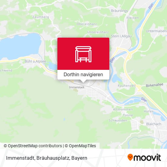 Immenstadt, Bräuhausplatz Karte