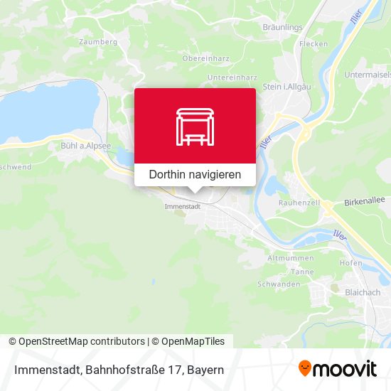 Immenstadt, Bahnhofstraße 17 Karte