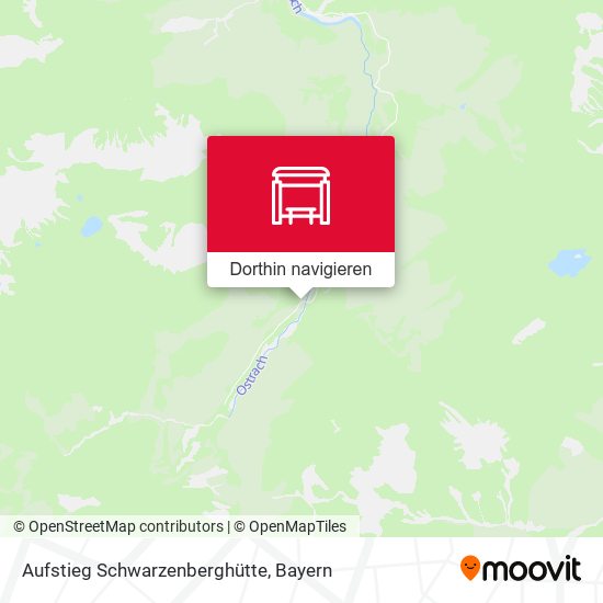 Aufstieg Schwarzenberghütte Karte