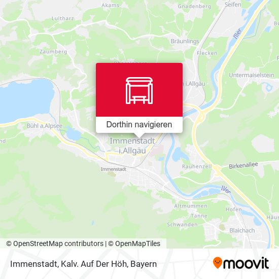 Immenstadt, Kalv. Auf Der Höh Karte