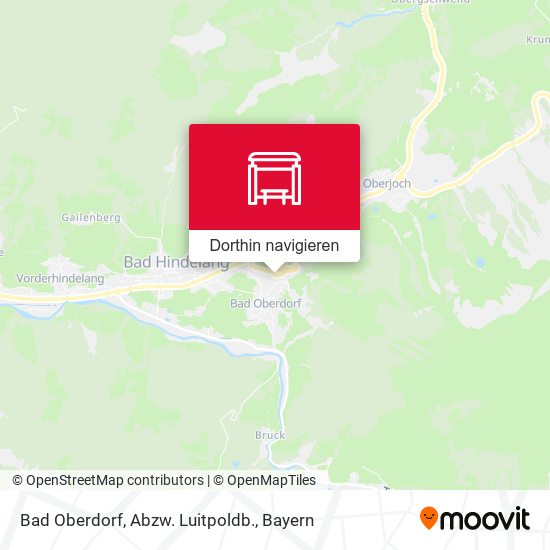 Bad Oberdorf, Abzw. Luitpoldb. Karte