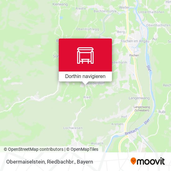 Obermaiselstein, Riedbachbr. Karte