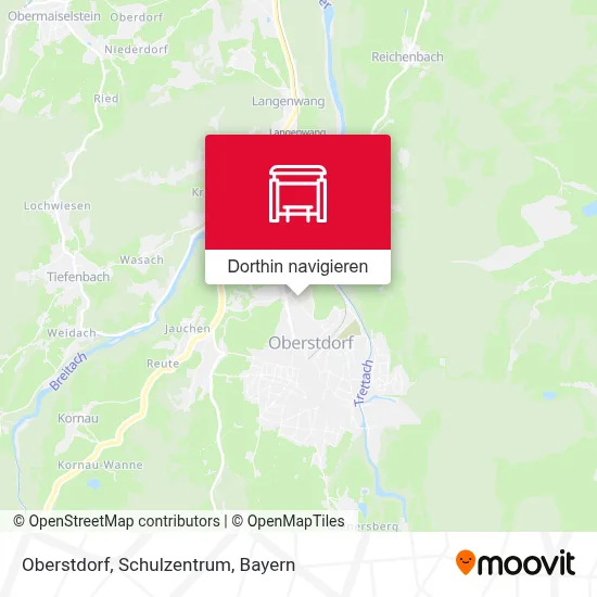 Oberstdorf, Schulzentrum Karte