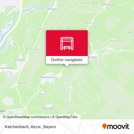 Kalchenbach, Abzw. Karte