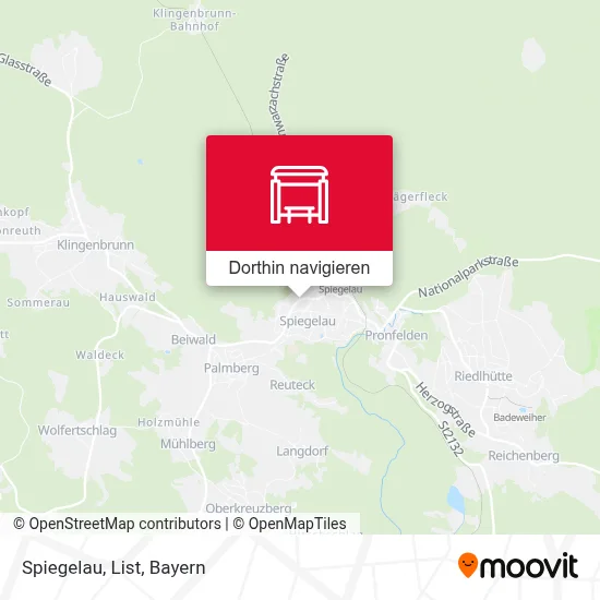 Spiegelau, List Karte