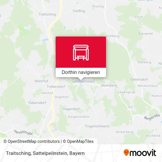 Traitsching, Sattelpeilnstein Karte