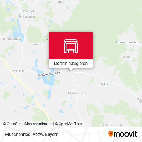 Muschenried, Abzw Karte